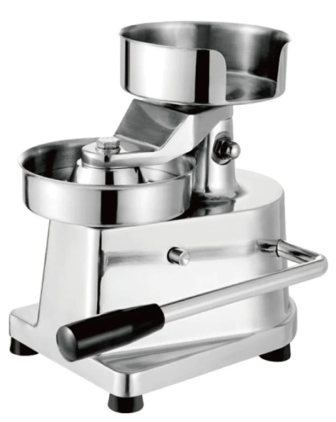 Commercial manual burger and patty press