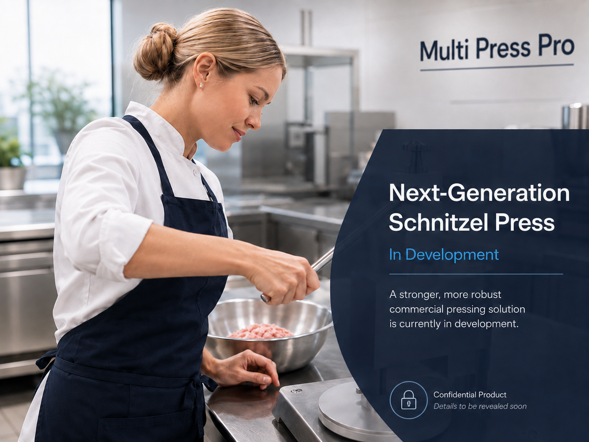 Next-generation schnitzel press in development